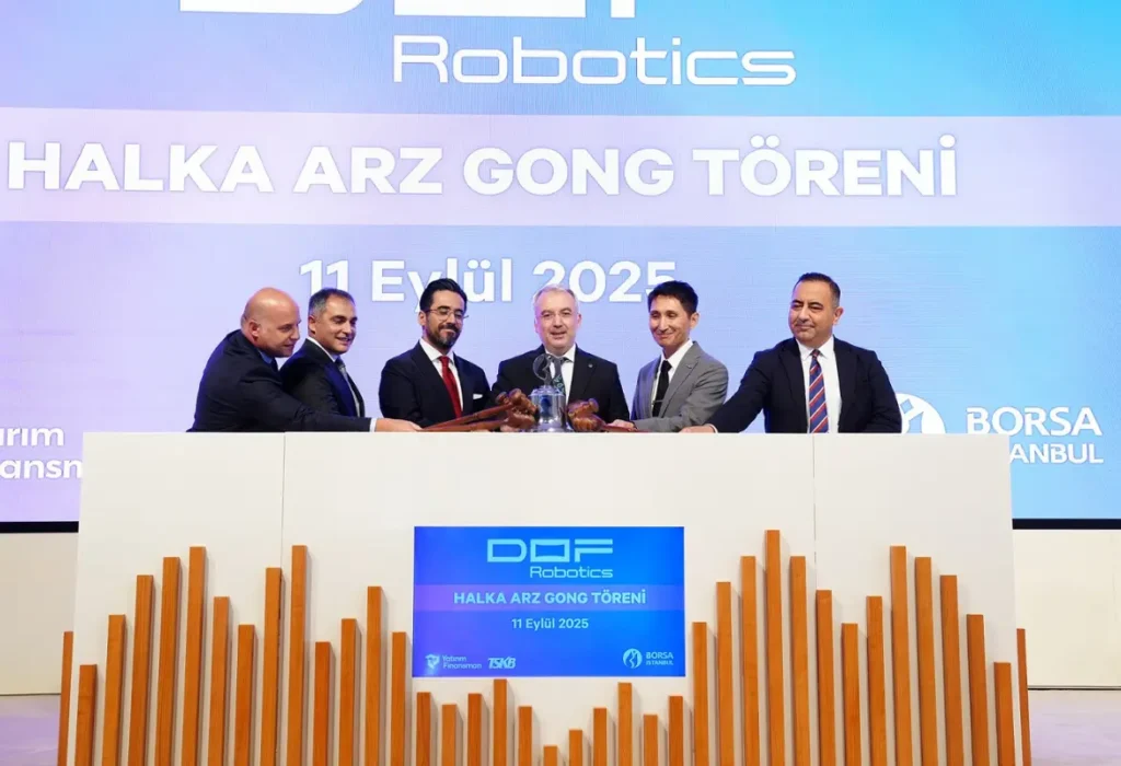 Borsa İstanbul’da gong DOF Robotik Sanayi A.Ş. için çaldı